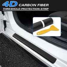 4X 4D Car Sticker Carbon Fiber