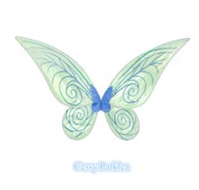 U-A4-1 Fairy Angel Tinkerbell Wings Pixie Adults Costume Accessory