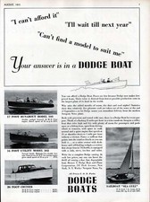 1935 DODGE BOAT RUNABOUT