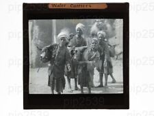 Water Carriers India Turbans Glass Magic Lantern Slide 