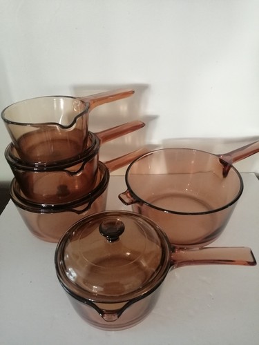 Vintage vision ware amber - ware,