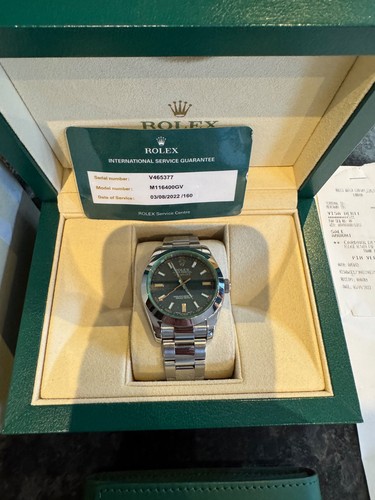 Rolex milgauss men black - rolex, men's