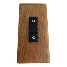 Hardwood Benchrest Block For Picatinny Rail.