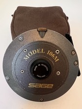 Sage 106M Fly Reel w/Line and Pouch Made in Redditch, England