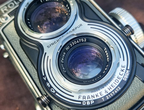 Rolleiflex camera with - rolleiflex,