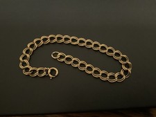 9ct gold double link - 9ct,