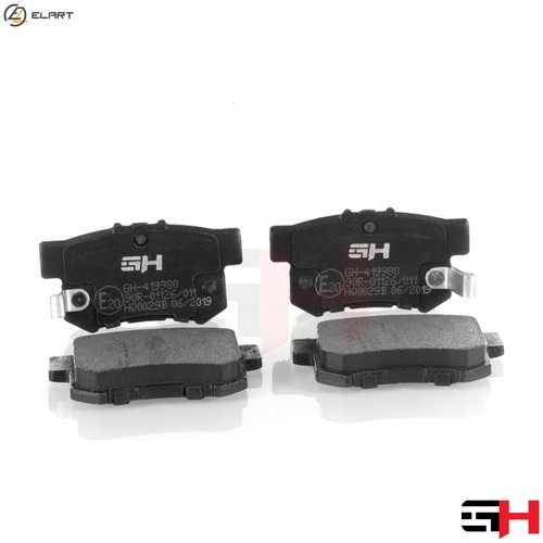Brake pad set disc - set,