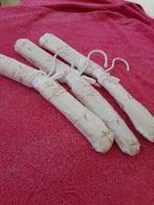 Floral Fabric Covered Coat Hangers 