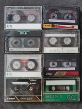 Sony Bhf 90 Hf-90 Fx 1 TDK BASF Blank Tapes Cassette Tape