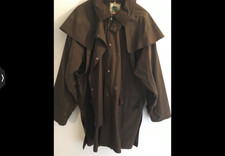 SYDNEY OILSKIN CLOTHING CO Waxed Canvas Duster Coat Equestrian Western Size XL