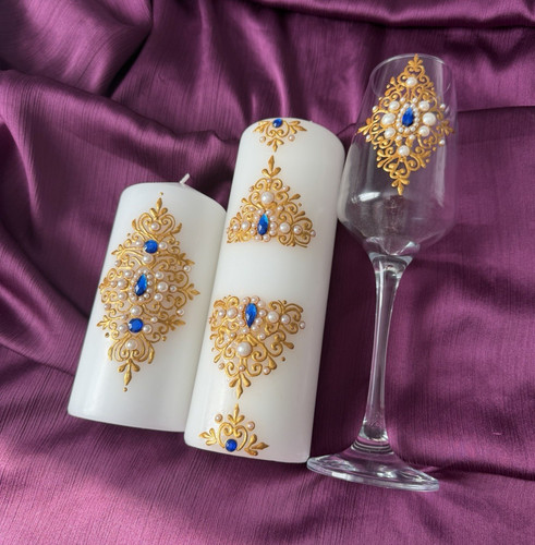 Henna designs candle perfect - ~,