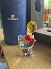 Genuine SWAROVSKI Crystal - Hello Kitty figurine with balloon