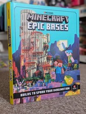 Minecraft: Epic Bases (Hardcover) Book [Mojang, Farshore] - Like New Condition 