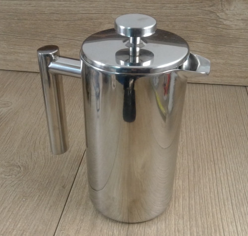 Stainless steel cafetiere - stainless,