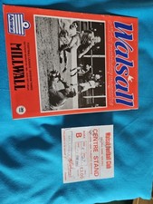 Walsall V Millwall 05/03/1983 Programme &Ticket