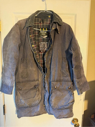 Vintage barbour border waxed - vintage,