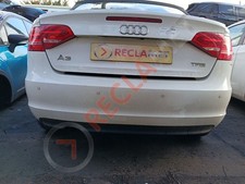 AUDI A3 2008-2013 8P7 Cabriolet Convertible Complete Rear Bumper White 8P7807303