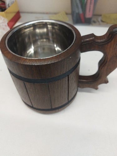 Wood barrel theme tankard - barrel,