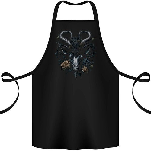 Gothic goat skull with - a,