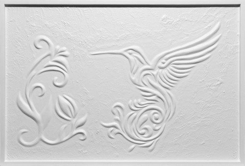 Hand made plaster wall art