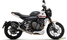 FULL EXHAUST SYSTEM ARROW RACING ALUMINIUM DARK FOR TRIUMPH TRIDENT 660 21-24
