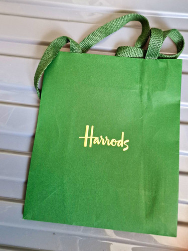 Harrods green solid paper gift - solid,