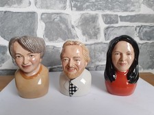 Vintage Bairstow Manor  3 small jug Cups Delia Smith Anthony  Thompson & Nigella