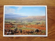 Reeth view across Swaledale  , North Yorkshire  RP. Free UK Postage