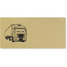'Lorry' Large Wooden Wall