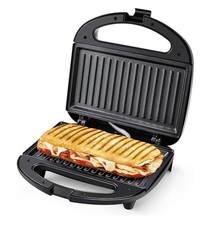 Yashe Panini Press Sandwich Maker 750W Grill With Indicator Lights