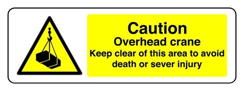 Caution overhead crane - crane, keep