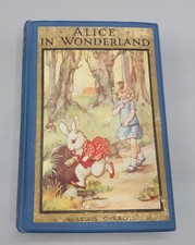 Vintage Alice in Wonderland Book illustrated  Lewis Caroll  Tuck 1920's