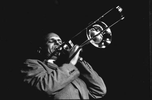 Jazz trombone player - , flip