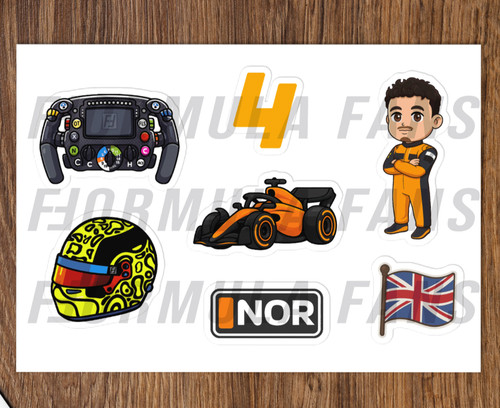 Lando norris formula sticker - 1,