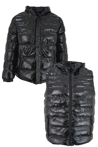 Shiny nylon bomber - shiny,