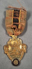 AMERICAN LEGION CONVENTION BOSTON 1930 PAUL REVERE RIDE BADGE RIBBON PIN
