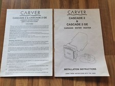 Ref 11-17 Caravan Cascade 2 & Cascade 2 GE Water Heater Instructions & Install