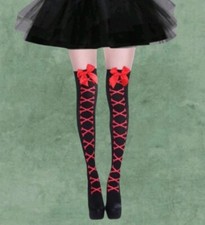 New 2 Pairs Black Gothic