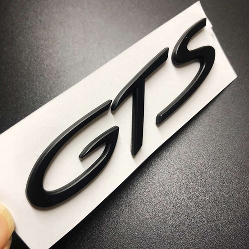 Matte black gts letter rear - matte,