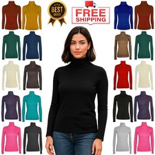 Women long sleeve polo neck - long,