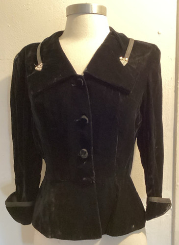 Vintage rayon velvet - 40's,