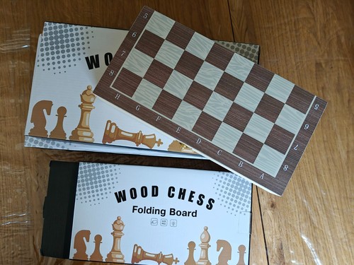 Premium wooden chess - wooden, cm