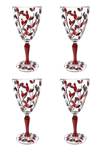 Set four murano wine - of,