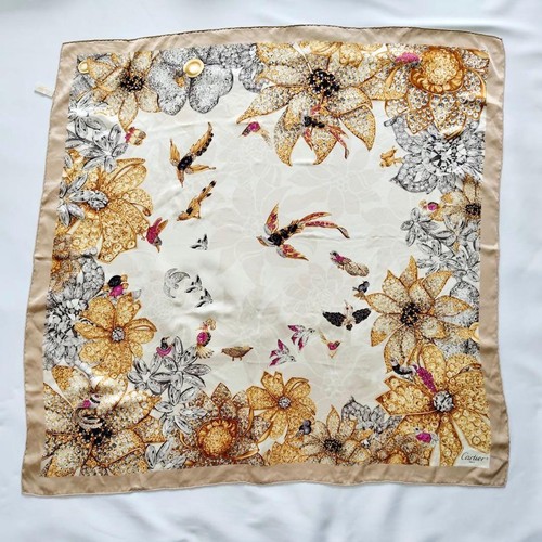 Cartier silk scarf 86cm - 86cm, beige