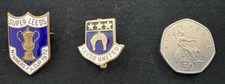 Leeds Utd Enamelled Vintage Metal  Pin  Badges