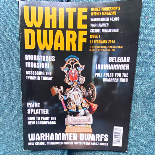 Games workshop white dwarf - workshop,