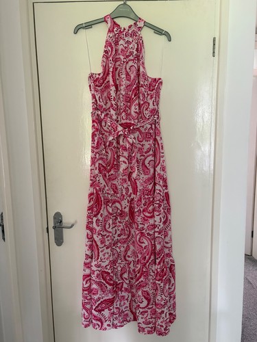 Qed london pink paisley print - london,