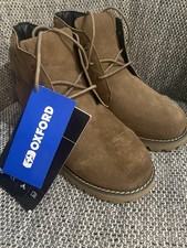 Oxford Desert Motorcycle Boots - UK 10 / Eur 44 (Leather, Suede / CE Approved)
