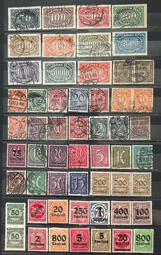 Job lot stamps - lot,