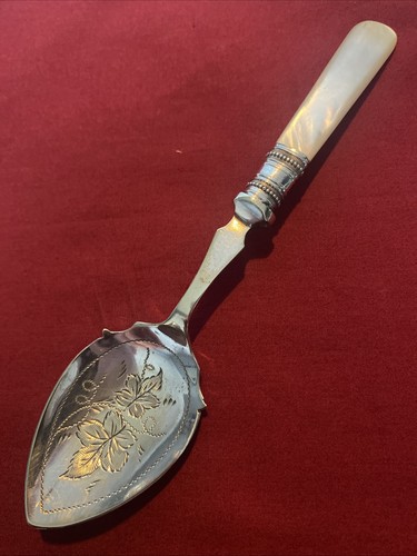 Antique silver plate - &, mother